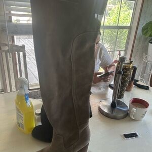Kelsi Dagger Taupe Over-the-Knee Boots
“Wide calf “